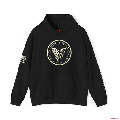 Liberty 2.0 // Heritage Eagle Crest - Heavy Blend Patriotic Streetwear Hoodie Hoodie