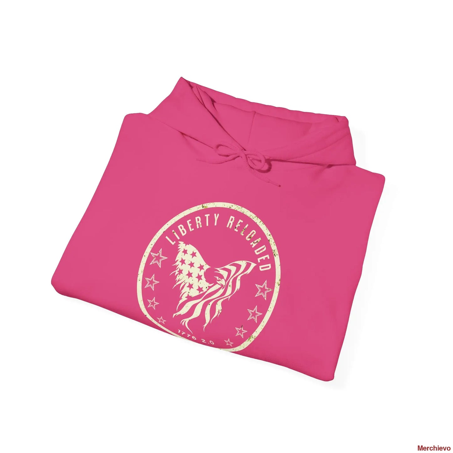 Liberty 2.0 // Heritage Eagle Crest - Heavy Blend Patriotic Streetwear Hoodie Hoodie
