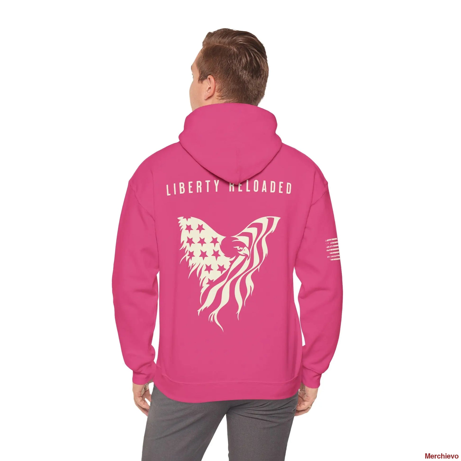 Liberty 2.0 // Heritage Eagle Crest - Heavy Blend Patriotic Streetwear Hoodie Hoodie