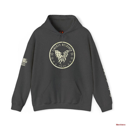 Liberty 2.0 // Heritage Eagle Crest - Heavy Blend Patriotic Streetwear Hoodie Hoodie