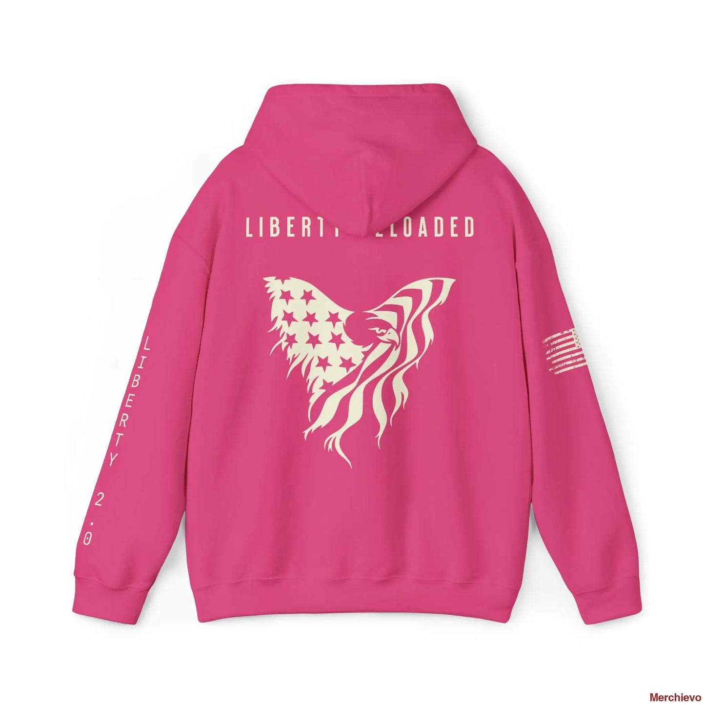 Liberty 2.0 // Heritage Eagle Crest - Heavy Blend Patriotic Streetwear Hoodie Hoodie
