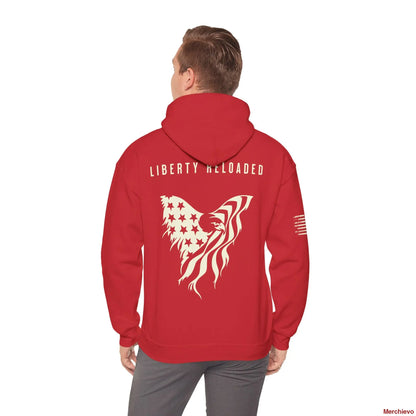 Liberty 2.0 // Heritage Eagle Crest - Heavy Blend Patriotic Streetwear Hoodie Hoodie