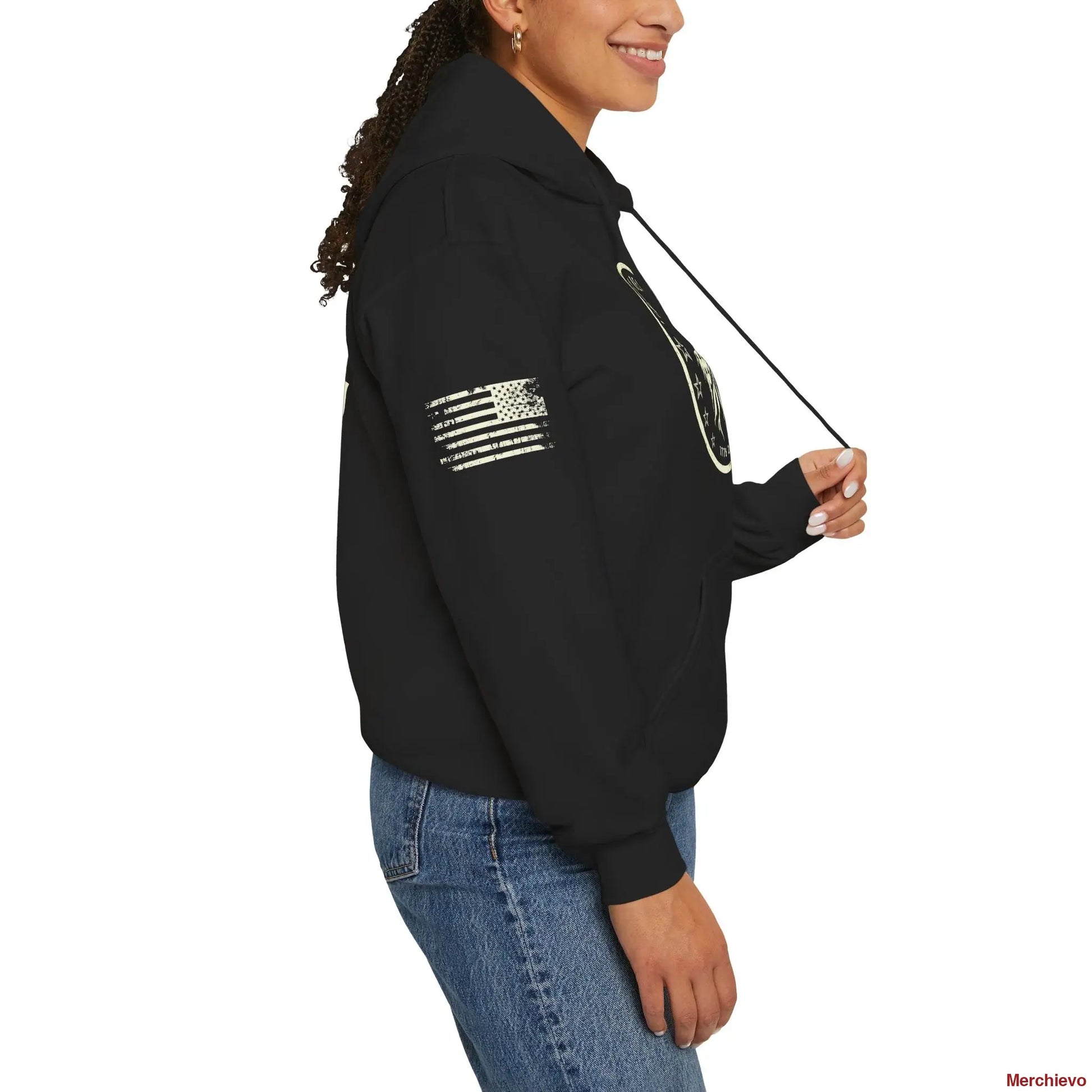 Liberty 2.0 // Heritage Eagle Crest - Heavy Blend Patriotic Streetwear Hoodie Hoodie