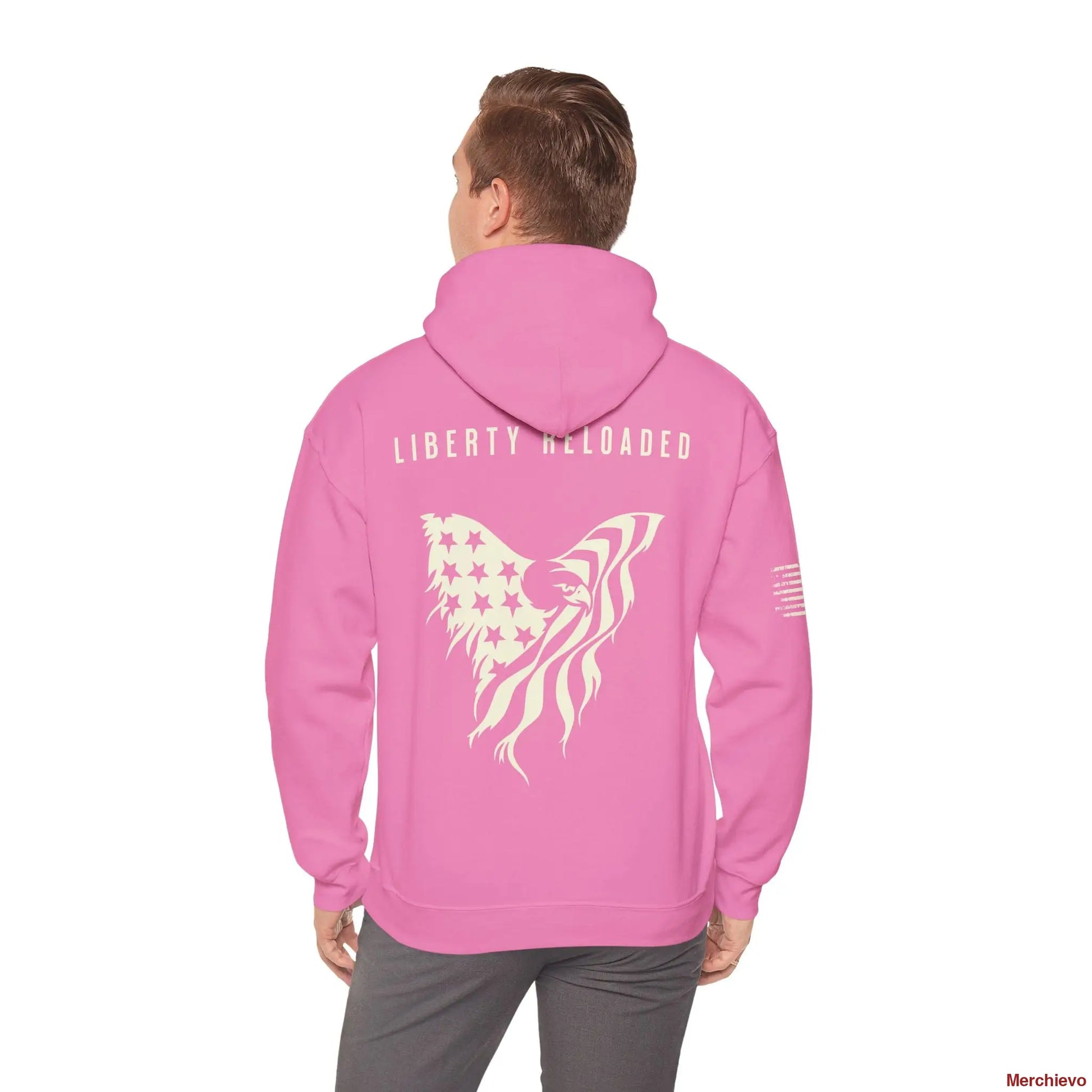 Liberty 2.0 // Heritage Eagle Crest - Heavy Blend Patriotic Streetwear Hoodie Hoodie