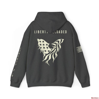 Liberty 2.0 // Heritage Eagle Crest - Heavy Blend Patriotic Streetwear Hoodie Hoodie