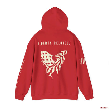 Liberty 2.0 // Heritage Eagle Crest - Heavy Blend Patriotic Streetwear Hoodie Hoodie
