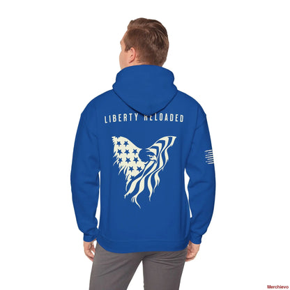 Liberty 2.0 // Heritage Eagle Crest - Heavy Blend Patriotic Streetwear Hoodie Hoodie