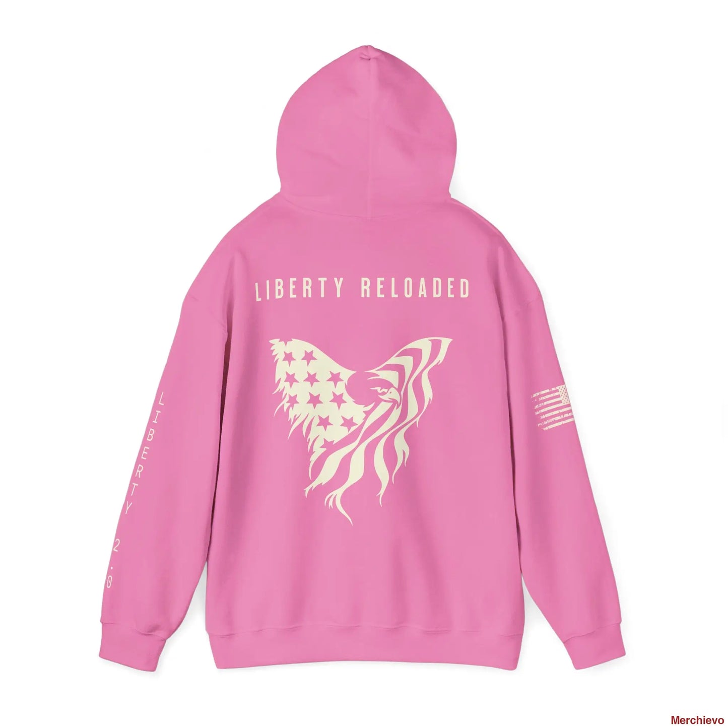 Liberty 2.0 // Heritage Eagle Crest - Heavy Blend Patriotic Streetwear Hoodie Hoodie