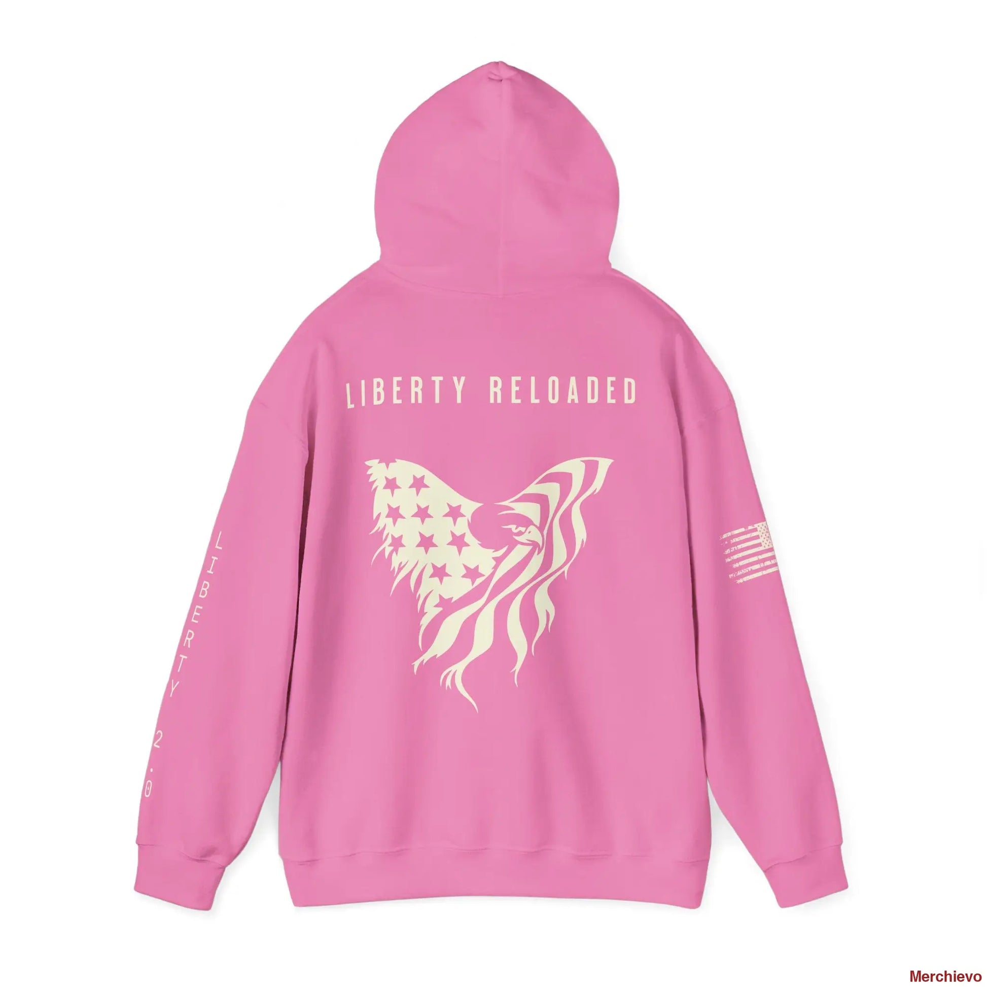 Liberty 2.0 // Heritage Eagle Crest - Heavy Blend Patriotic Streetwear Hoodie Hoodie