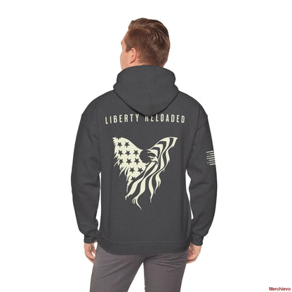 Liberty 2.0 // Heritage Eagle Crest - Heavy Blend Patriotic Streetwear Hoodie Hoodie