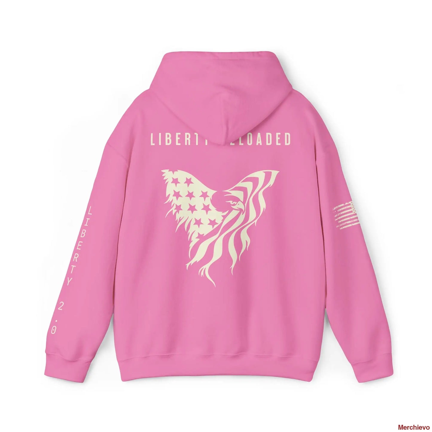Liberty 2.0 // Heritage Eagle Crest - Heavy Blend Patriotic Streetwear Hoodie Hoodie