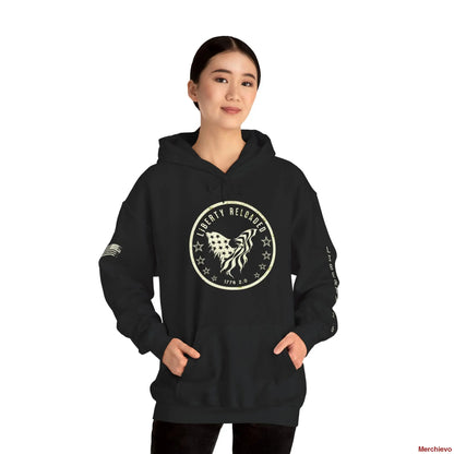 Liberty 2.0 // Heritage Eagle Crest - Heavy Blend Patriotic Streetwear Hoodie Hoodie