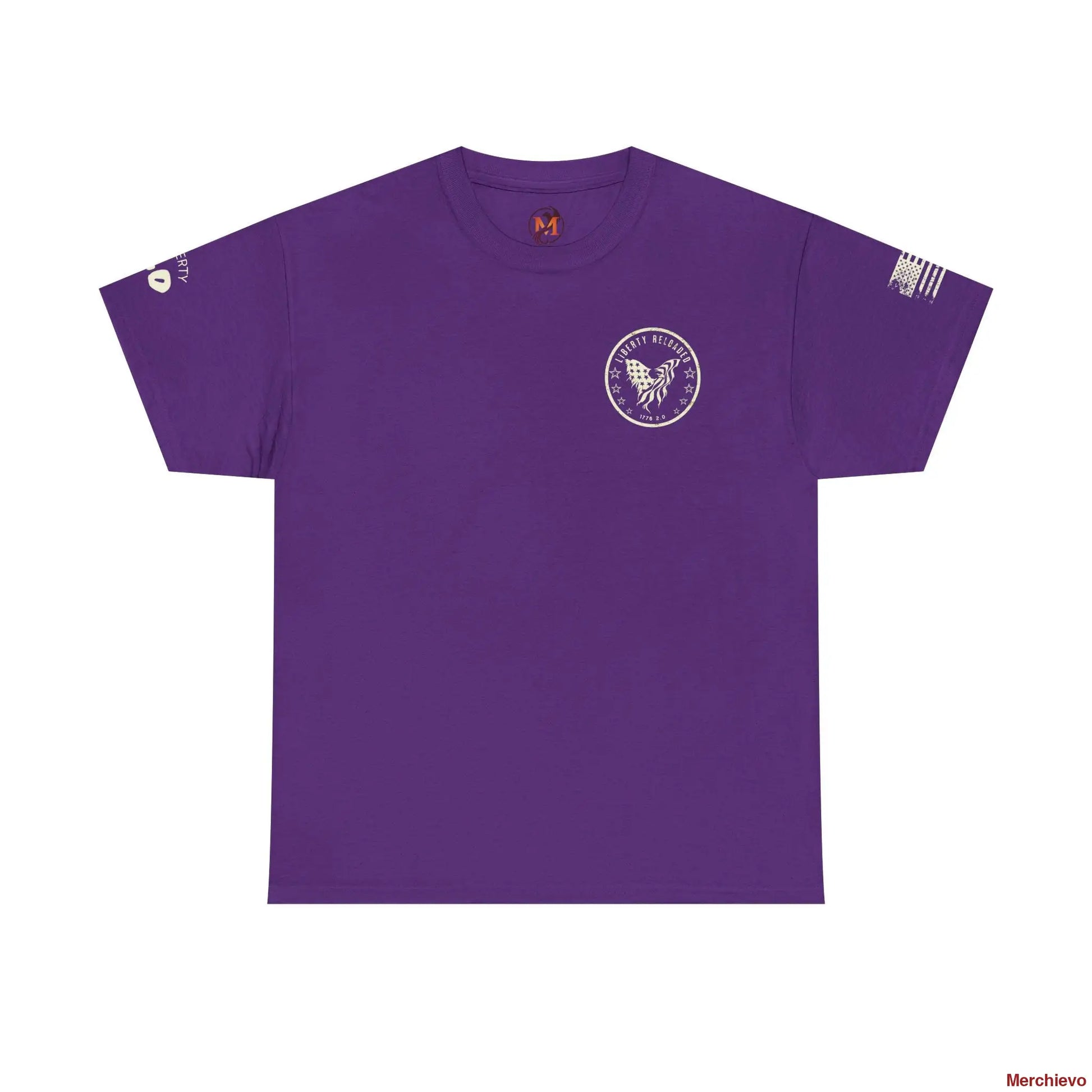 Liberty Reloaded 2.0 - Heritage Eagle Heavyweight Patriotic T-Shirt T-Shirt