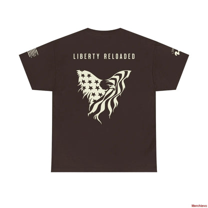 Liberty Reloaded 2.0 - Heritage Eagle Heavyweight Patriotic T-Shirt T-Shirt