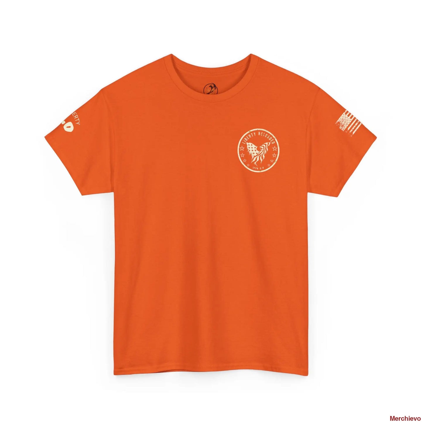Liberty Reloaded 2.0 - Heritage Eagle Heavyweight Patriotic T-Shirt T-Shirt