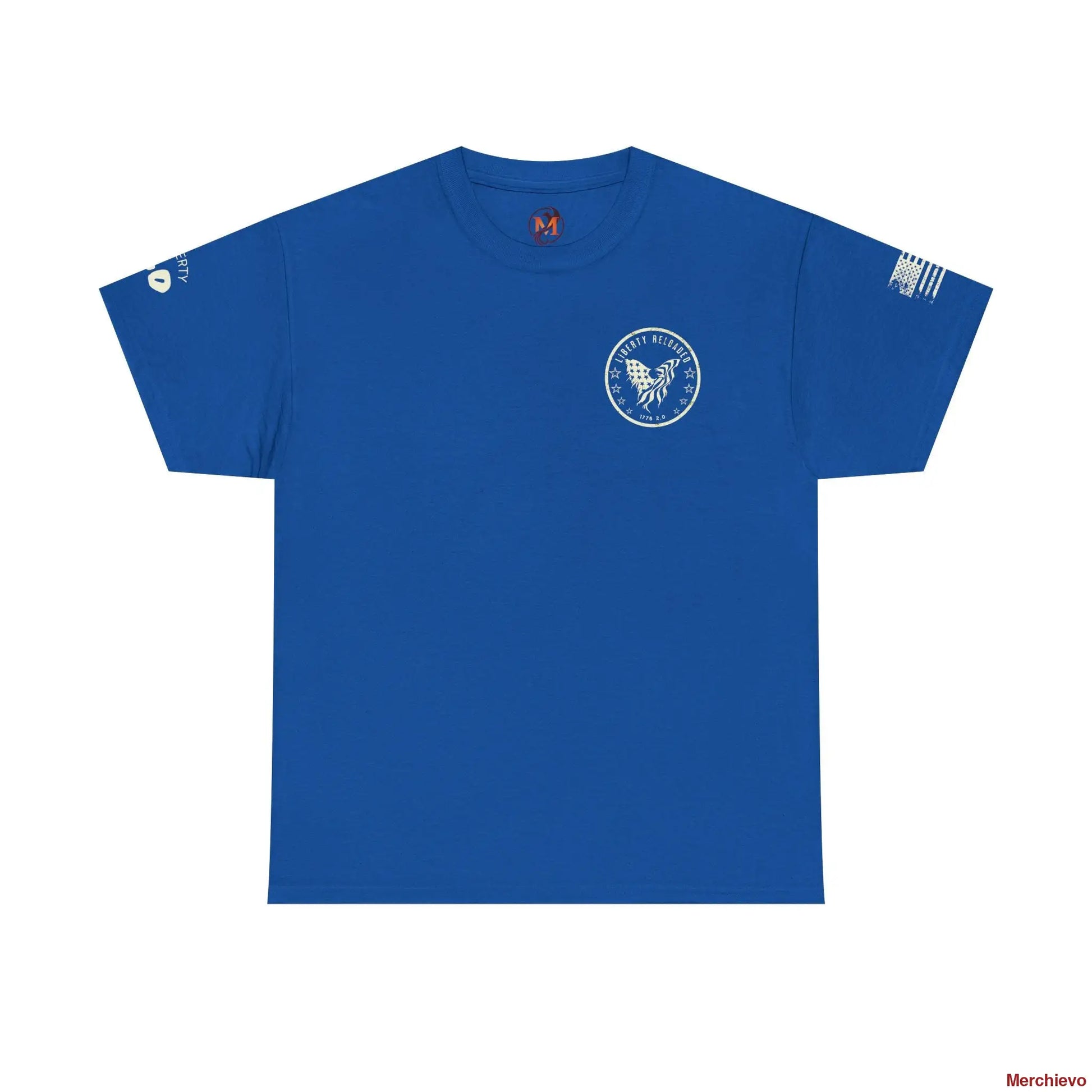 Liberty Reloaded 2.0 - Heritage Eagle Heavyweight Patriotic T-Shirt T-Shirt