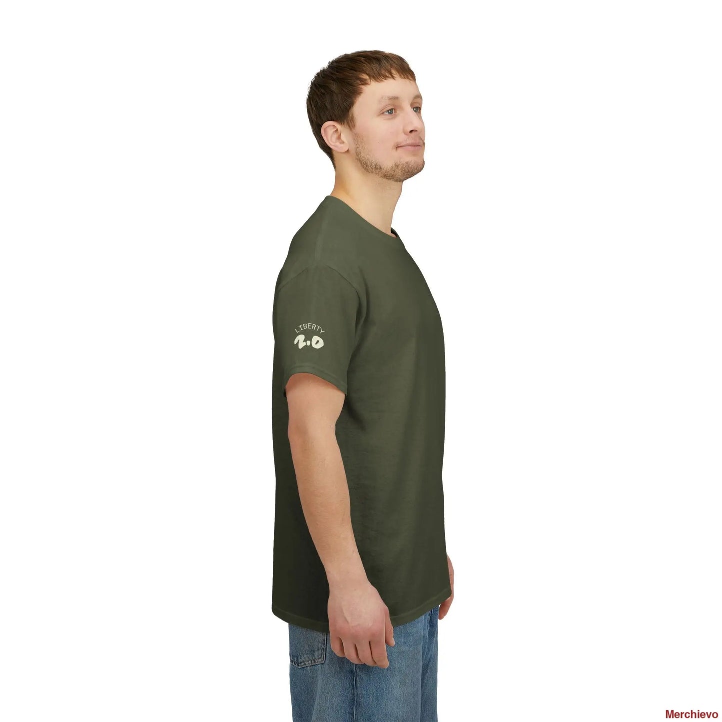 Liberty Reloaded 2.0 - Heritage Eagle Heavyweight Patriotic T-Shirt T-Shirt