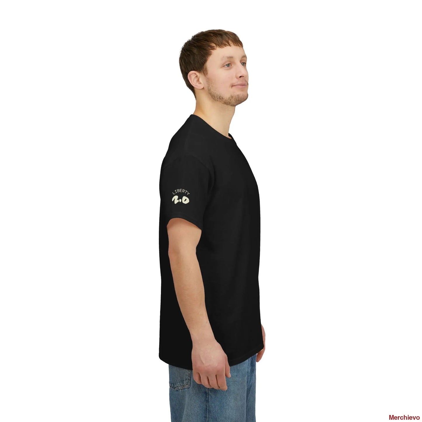 Liberty Reloaded 2.0 - Heritage Eagle Heavyweight Patriotic T-Shirt T-Shirt