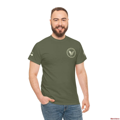 Liberty Reloaded 2.0 - Heritage Eagle Heavyweight Patriotic T-Shirt Military Green / S T-Shirt