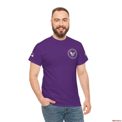 Liberty Reloaded 2.0 - Heritage Eagle Heavyweight Patriotic T-Shirt Purple / S T-Shirt