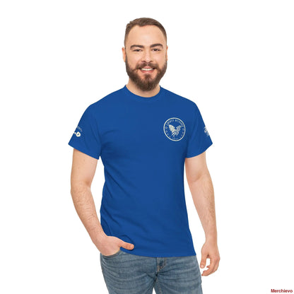 Liberty Reloaded 2.0 - Heritage Eagle Heavyweight Patriotic T-Shirt Royal / S T-Shirt