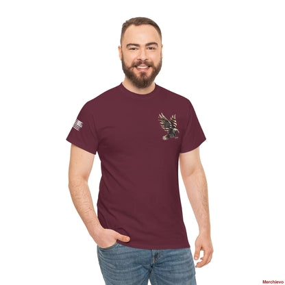 Liberty Reloaded 2.0 // Vintage Eagle Heavy Cotton Tee Maroon / S T-Shirt