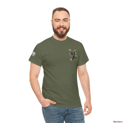 Liberty Reloaded 2.0 // Vintage Eagle Heavy Cotton Tee Military Green / S T-Shirt