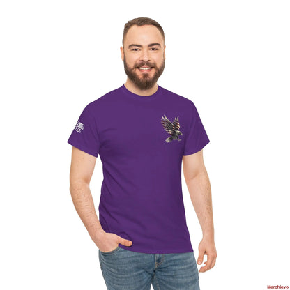 Liberty Reloaded 2.0 // Vintage Eagle Heavy Cotton Tee Purple / S T-Shirt