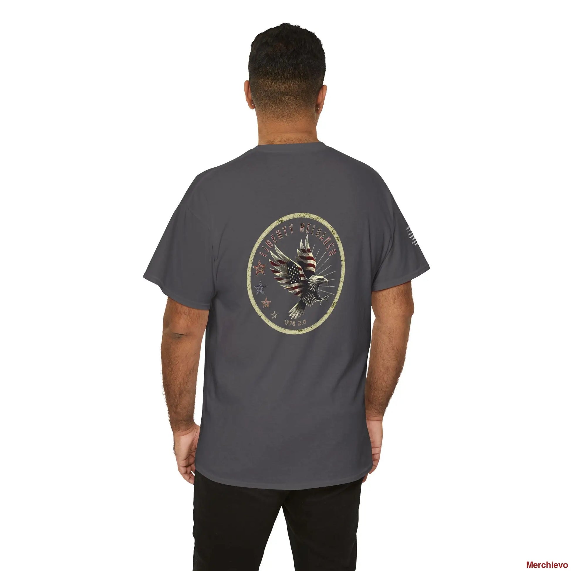 Liberty Reloaded 2.0 // Vintage Eagle Heavy Cotton Tee T-Shirt