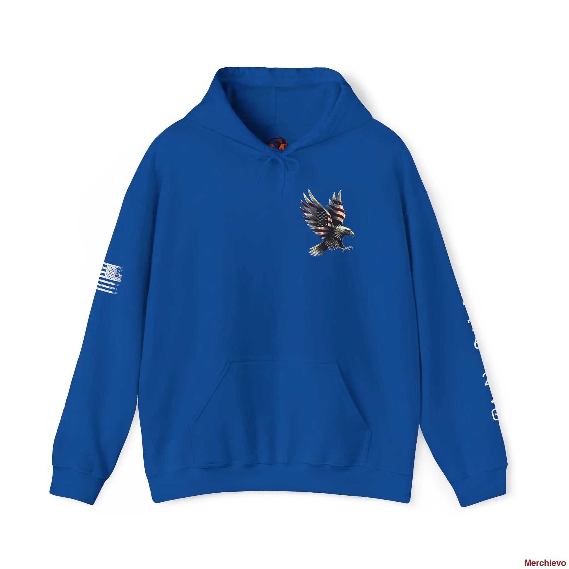 Liberty Reloaded 2.0 - Vintage Eagle Patriotic Heavy Blend Hoodie Hoodie