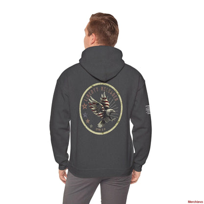 Liberty Reloaded 2.0 - Vintage Eagle Patriotic Heavy Blend Hoodie Hoodie