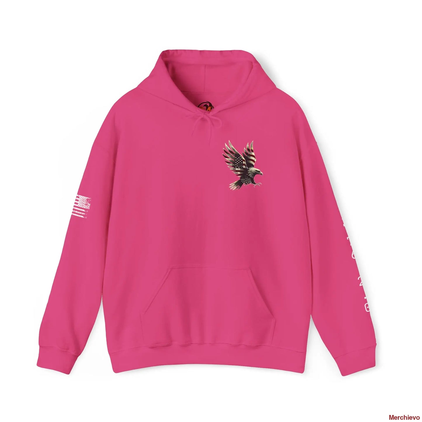 Liberty Reloaded 2.0 - Vintage Eagle Patriotic Heavy Blend Hoodie Hoodie