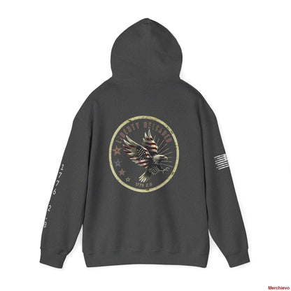 Liberty Reloaded 2.0 - Vintage Eagle Patriotic Heavy Blend Hoodie Hoodie