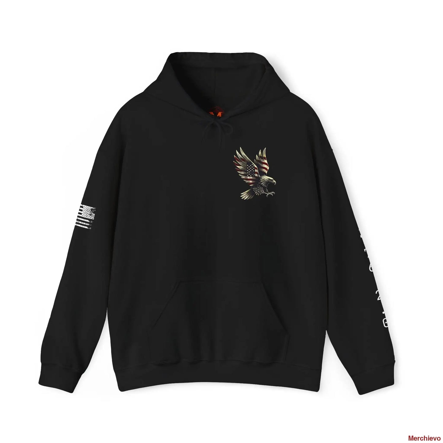 Liberty Reloaded 2.0 - Vintage Eagle Patriotic Heavy Blend Hoodie Hoodie
