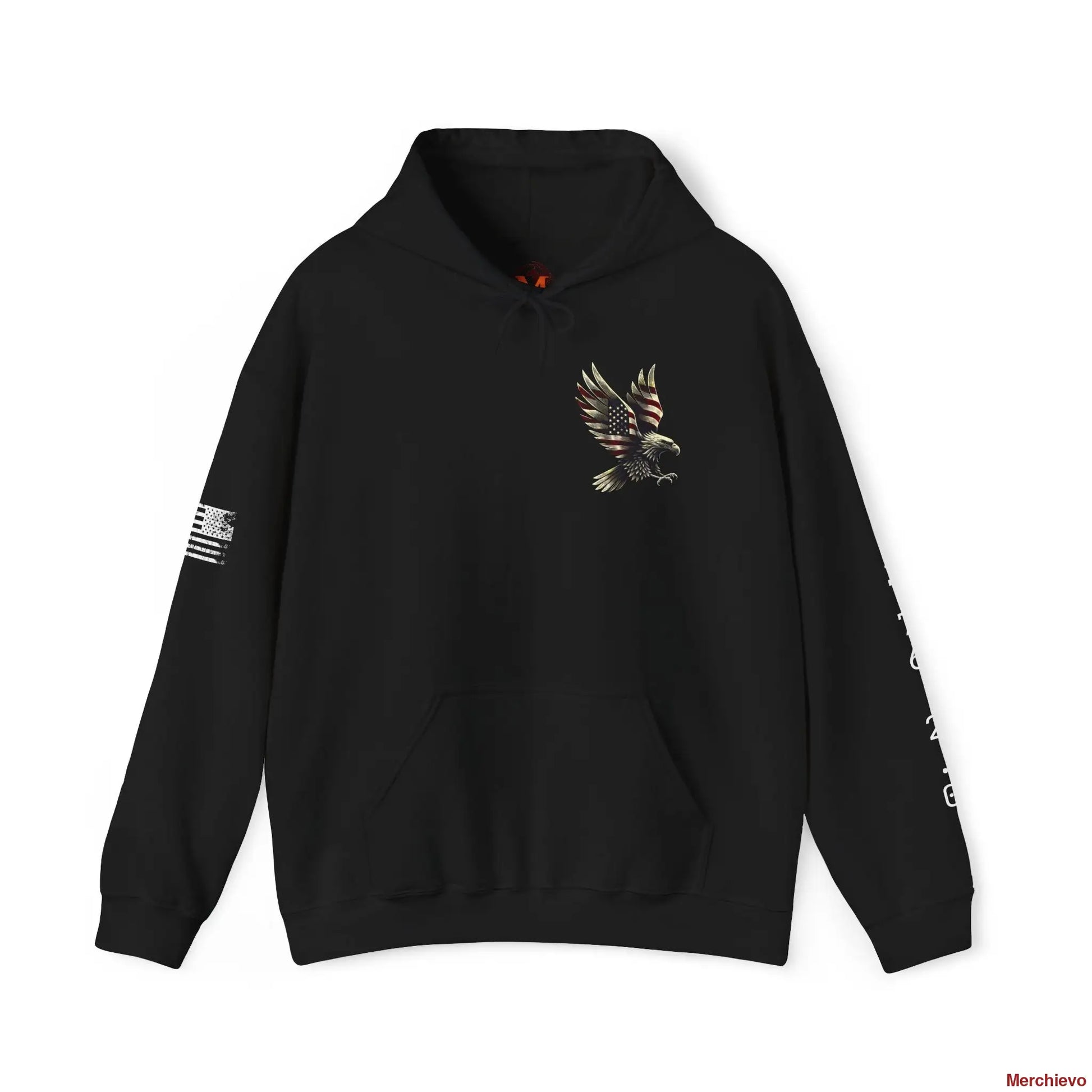 Liberty Reloaded 2.0 - Vintage Eagle Patriotic Heavy Blend Hoodie Hoodie