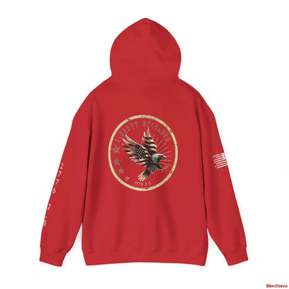 Liberty Reloaded 2.0 - Vintage Eagle Patriotic Heavy Blend Hoodie Hoodie
