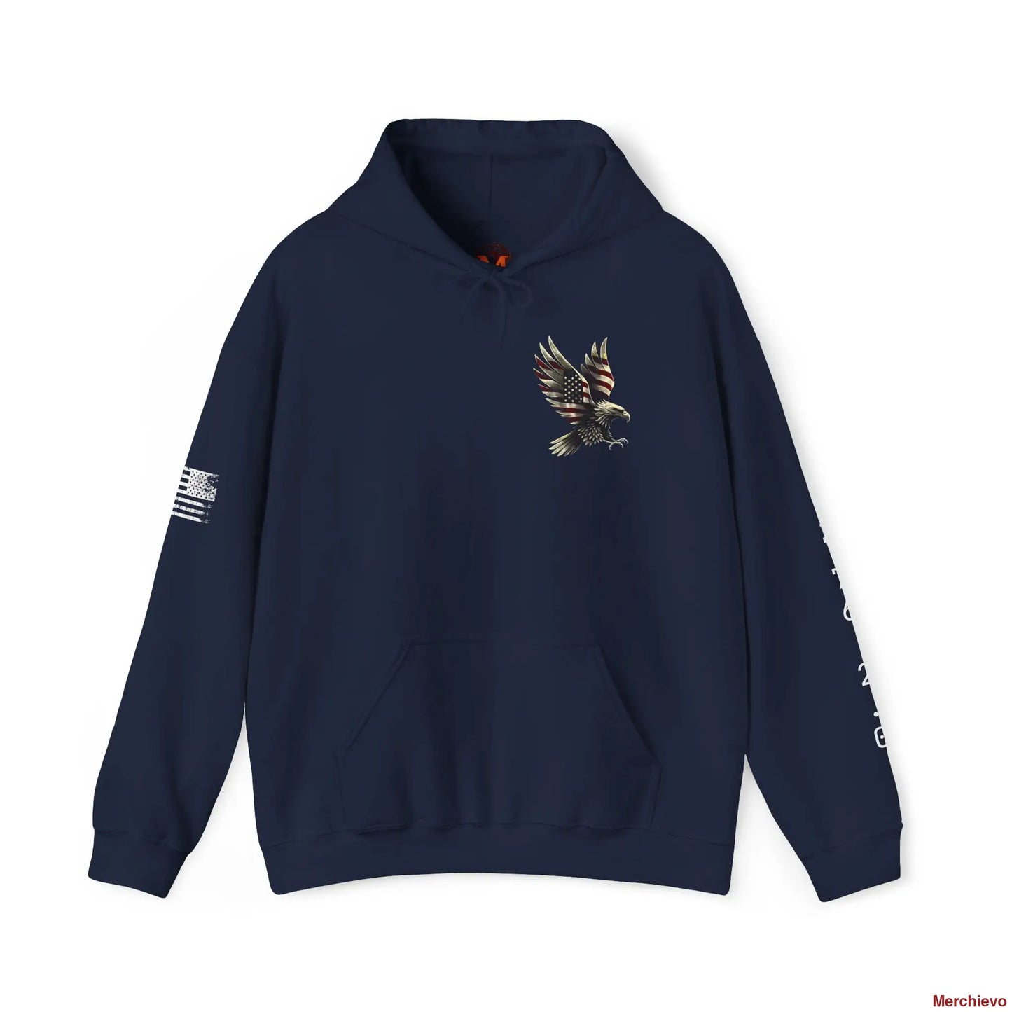 Liberty Reloaded 2.0 - Vintage Eagle Patriotic Heavy Blend Hoodie Hoodie