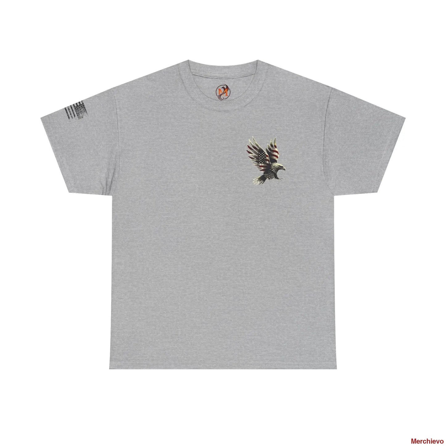 Liberty Reloaded 2.0 - Vintage Eagle Patriotic Heavy Cotton Tee T-Shirt