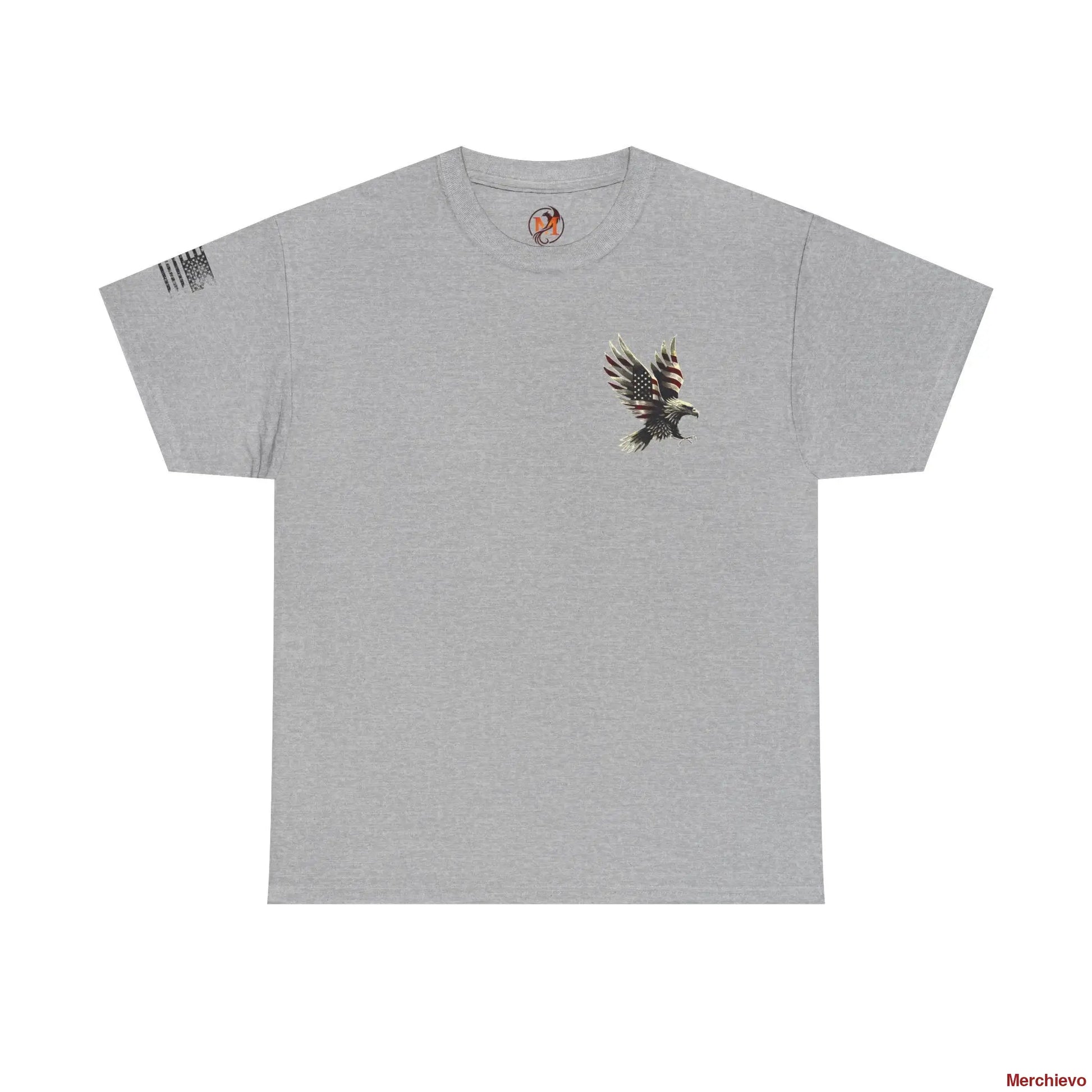 Liberty Reloaded 2.0 - Vintage Eagle Patriotic Heavy Cotton Tee T-Shirt