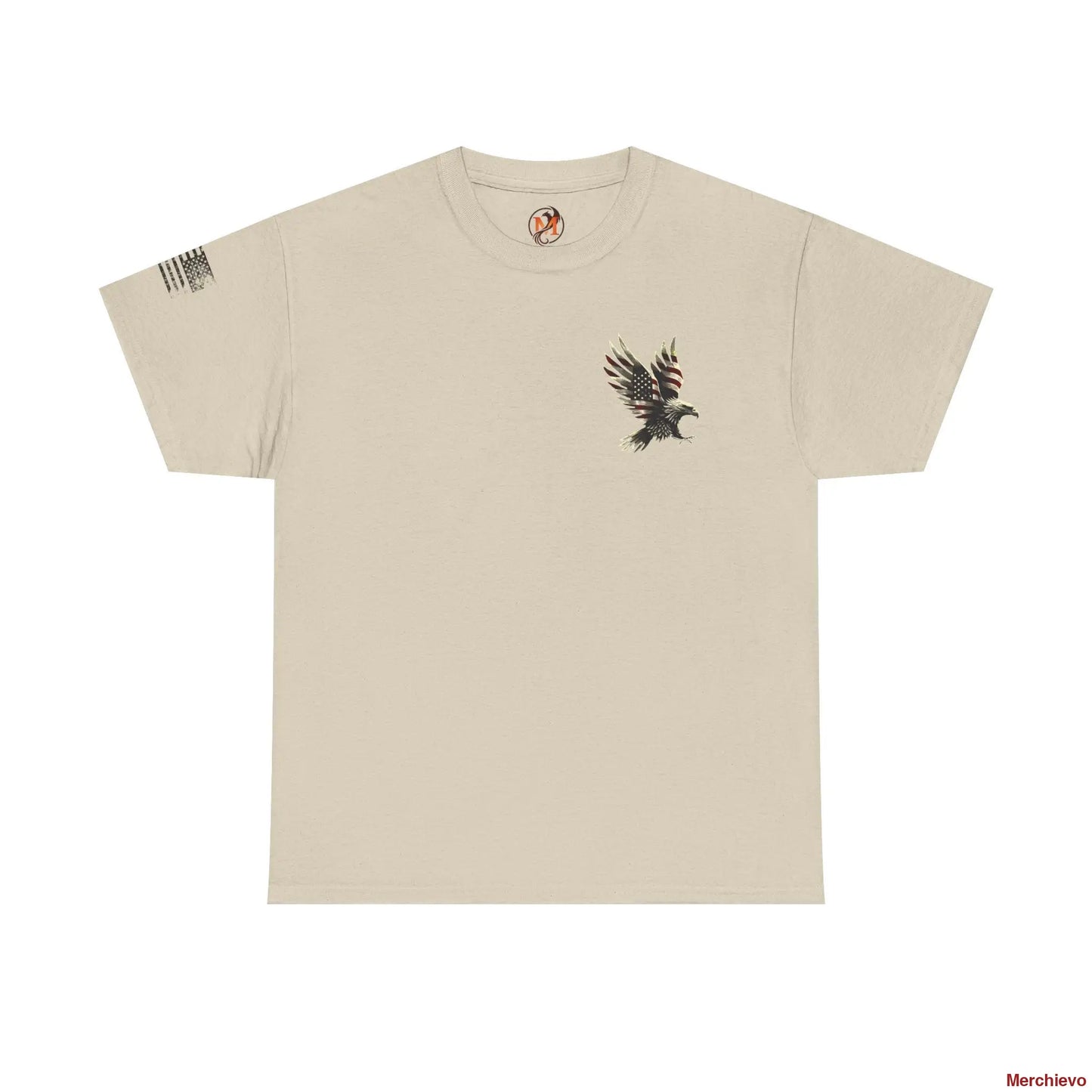 Liberty Reloaded 2.0 - Vintage Eagle Patriotic Heavy Cotton Tee T-Shirt