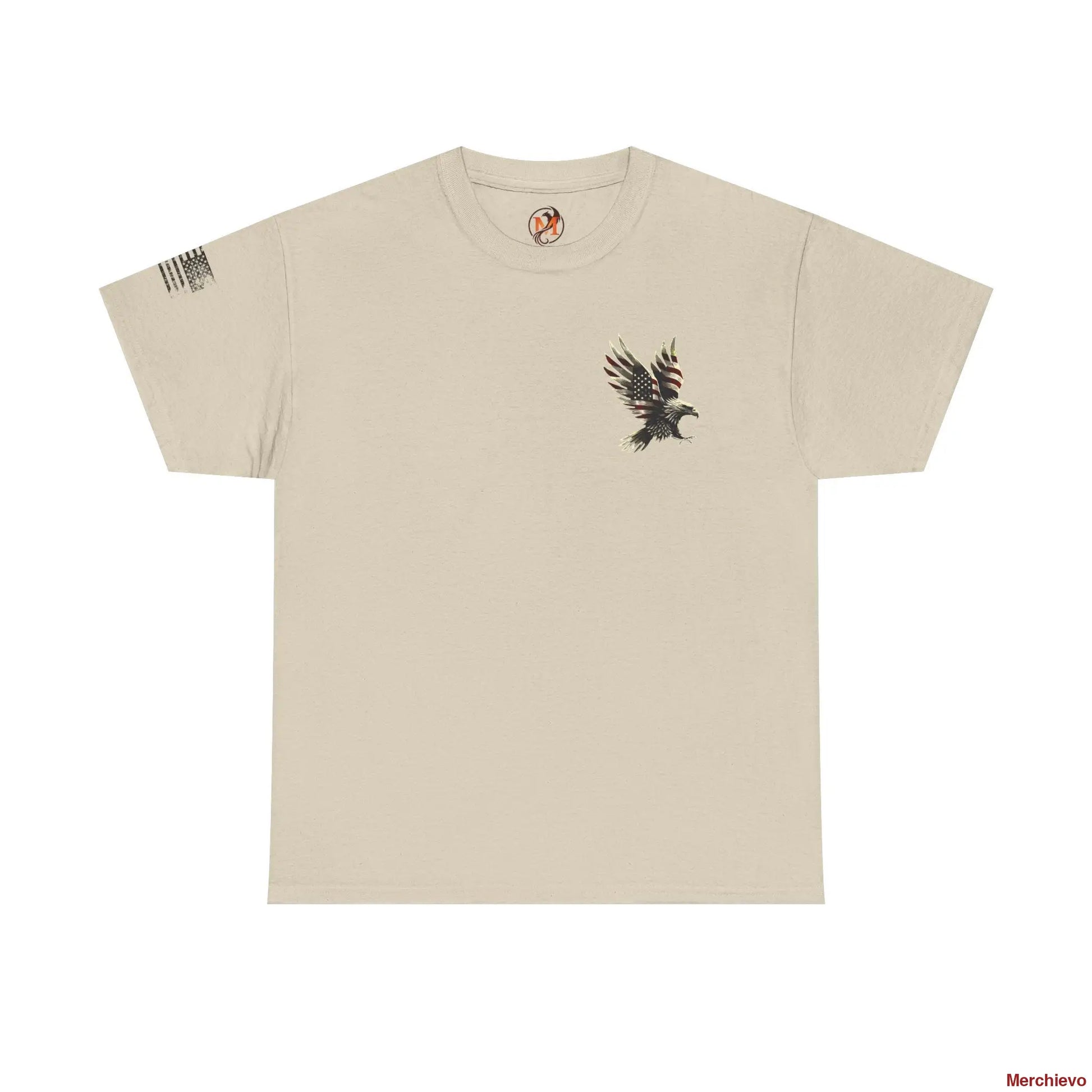 Liberty Reloaded 2.0 - Vintage Eagle Patriotic Heavy Cotton Tee T-Shirt
