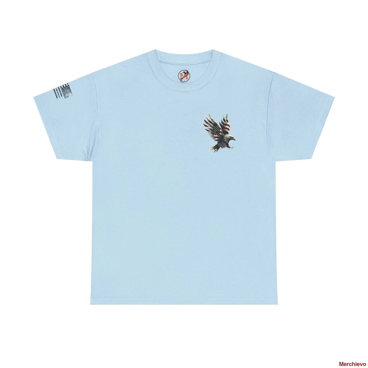 Liberty Reloaded 2.0 - Vintage Eagle Patriotic Heavy Cotton Tee T-Shirt