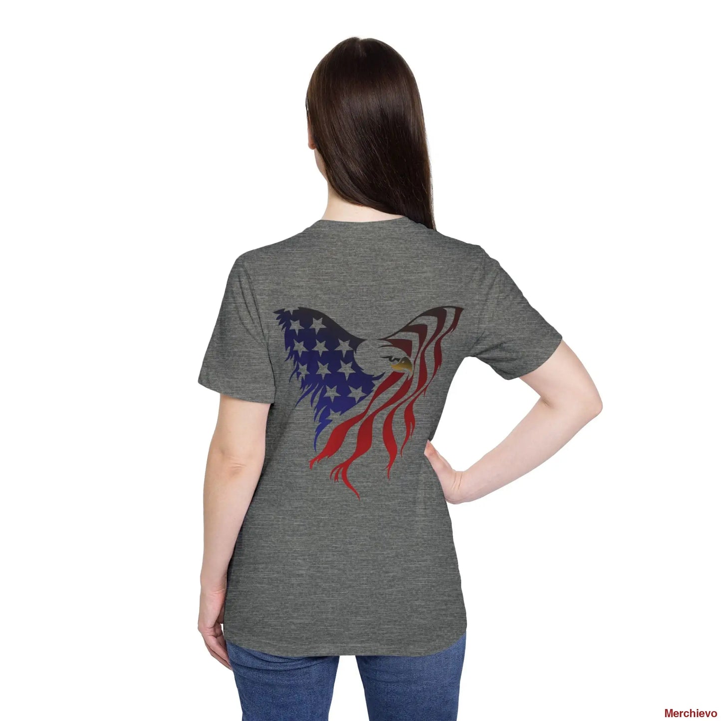 Little Miss 4th of July Retro Van Kids T-Shirt - Patriotic Youth Independence Day Tee T-Shirt