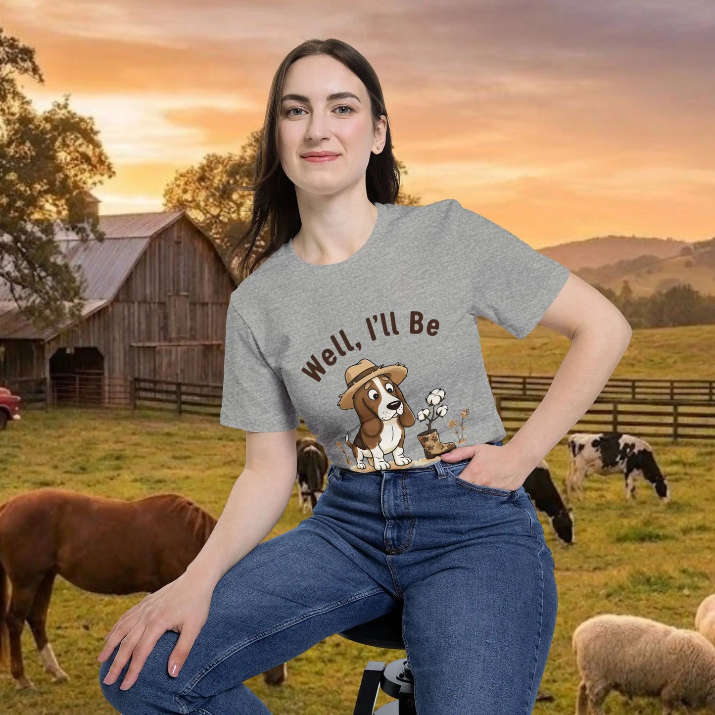 Little Miss Dog Gone Southern Sass Tee