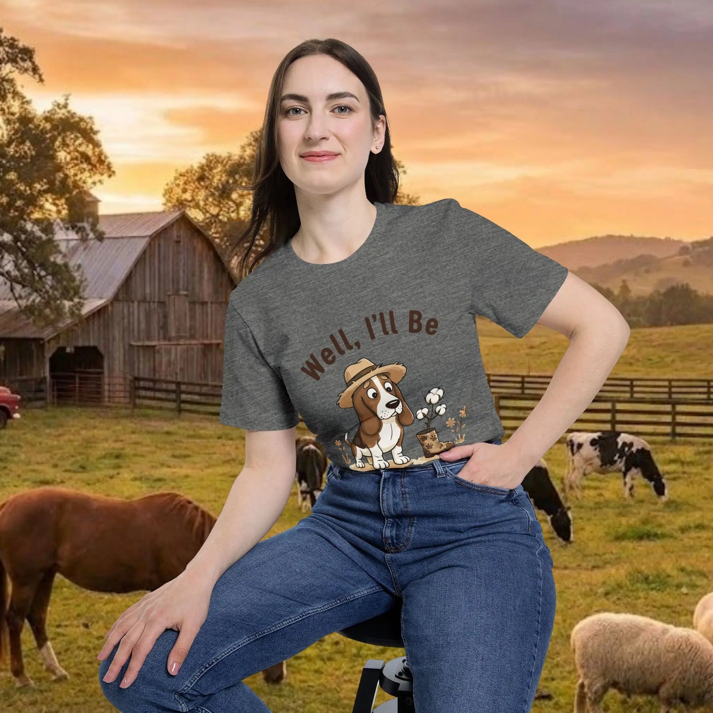 Little Miss Dog Gone Southern Sass Tee