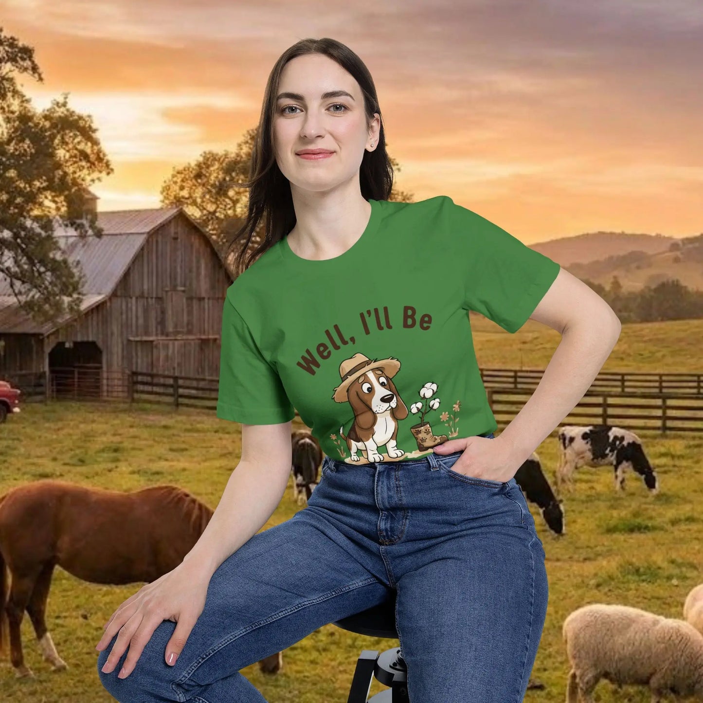 Little Miss Dog Gone Southern Sass Tee