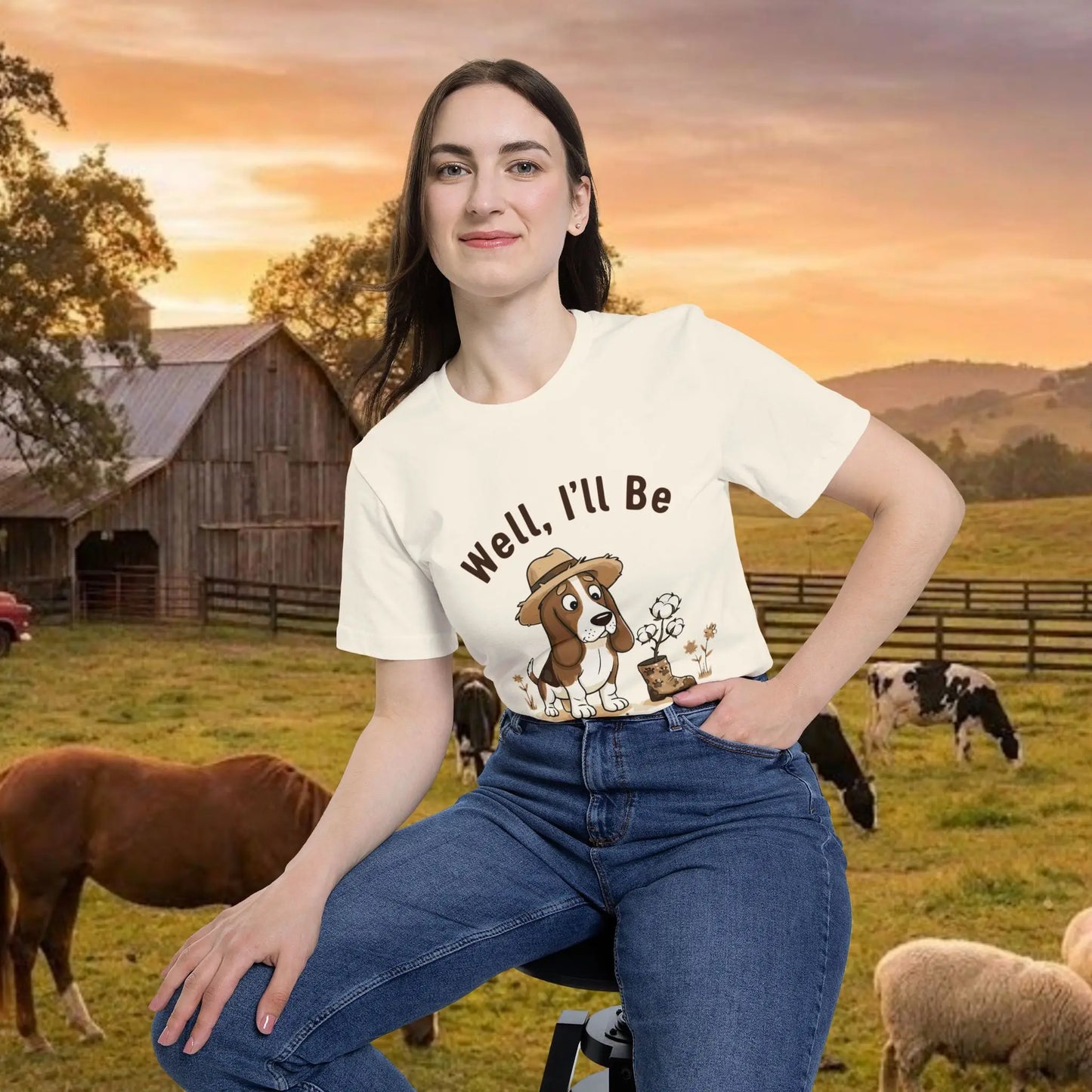 Little Miss Dog Gone Southern Sass Tee