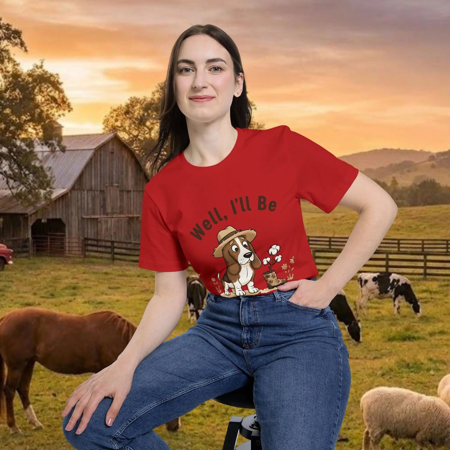 Little Miss Dog Gone Southern Sass Tee