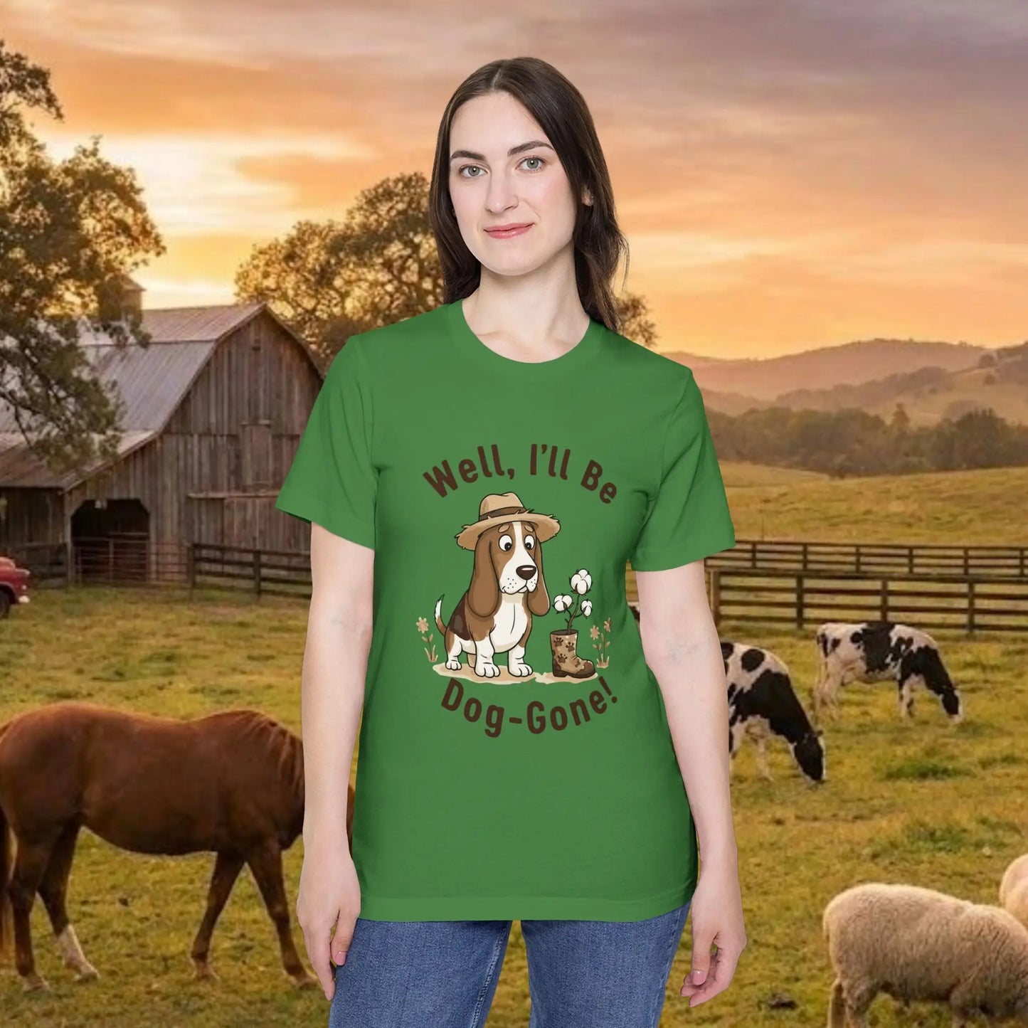 Little Miss Dog Gone Southern Sass Tee