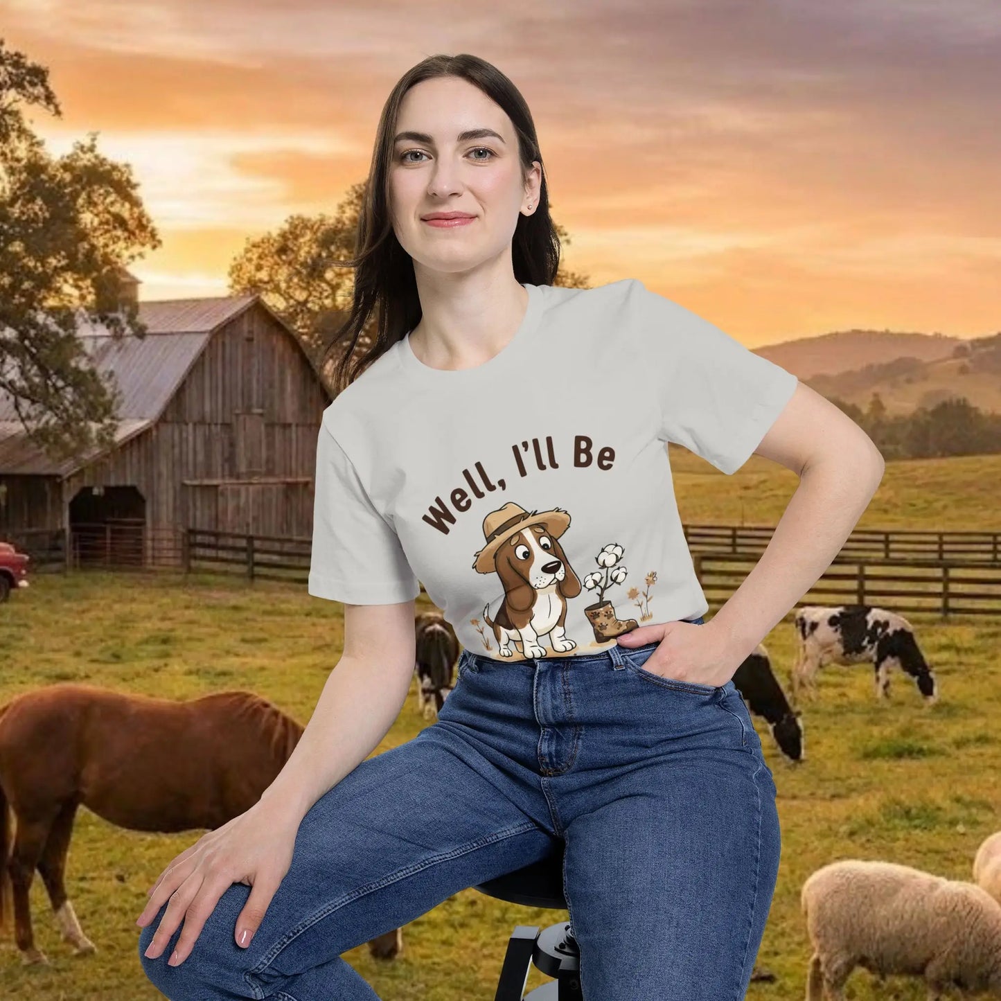 Little Miss Dog Gone Southern Sass Tee